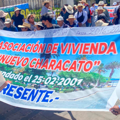 Arequipa: Characato protesta por exclusión del Plan Metropolitano 2026–2045